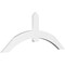 Ekena Millwork Archdale Architectural Grade PVC Gable Bracket, 72"W x 30"H x 2"D x 6"F, 10/12 Pitch GBP072X30X0206ARC00 - alternate 1